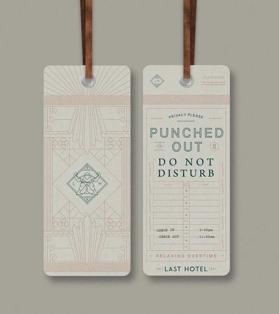 The Last Hotel STL – design work by Melody Rose