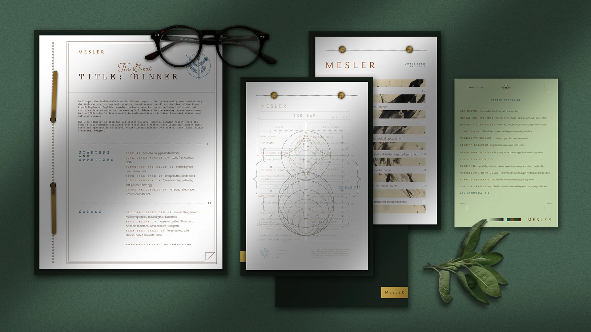 Mesler – design work by Melody Rose