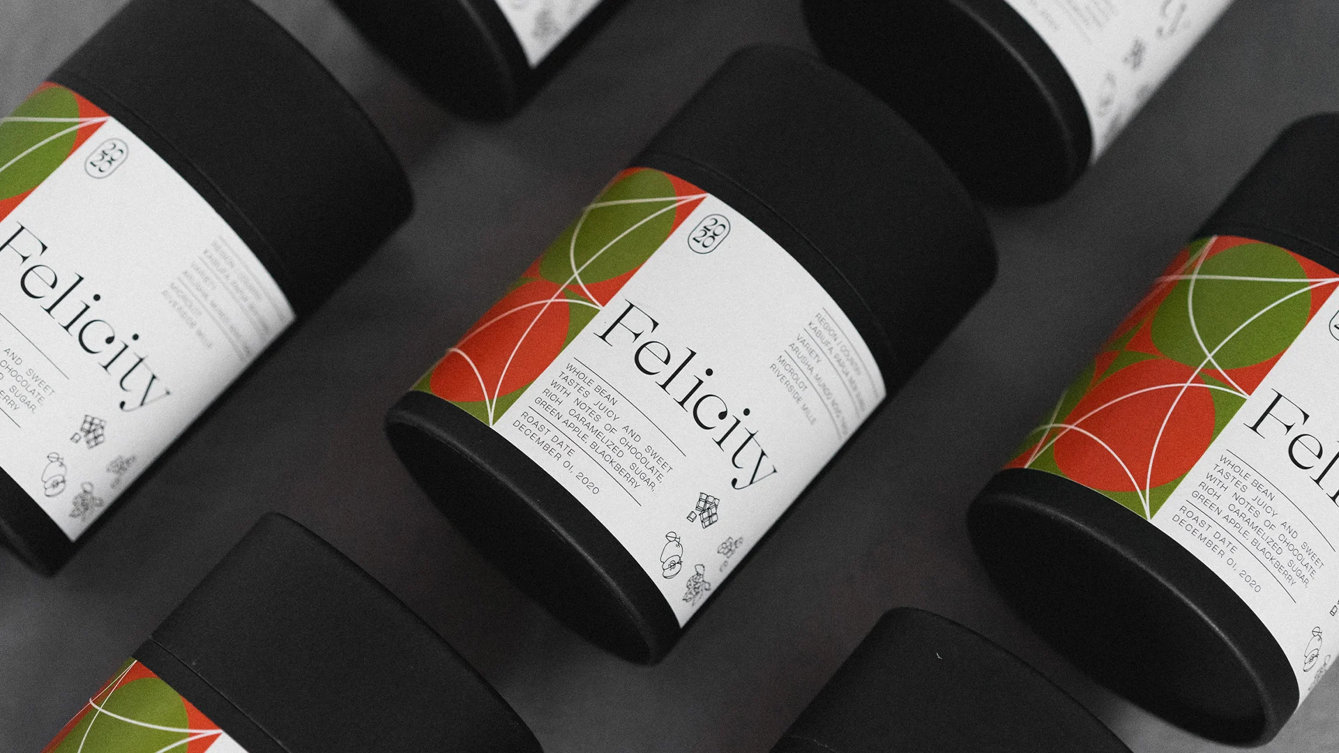 Felicity Coffee – design work by Melody Rose