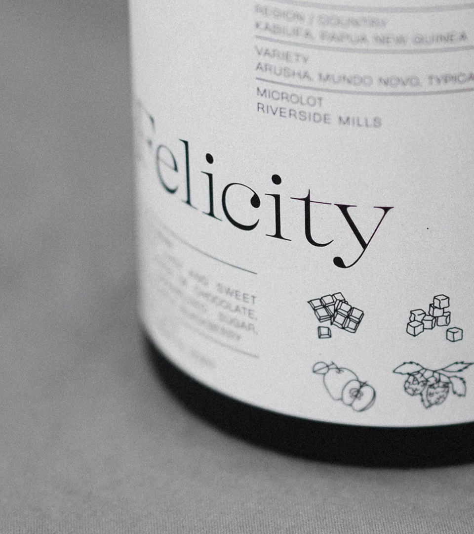 Felicity Coffee – design work by Melody Rose
