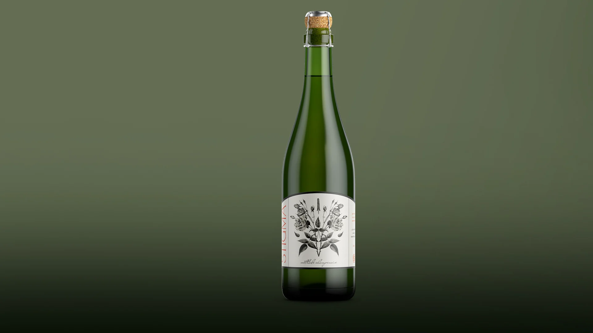 Stigma Sparkling Wine – design work by Melody Rose