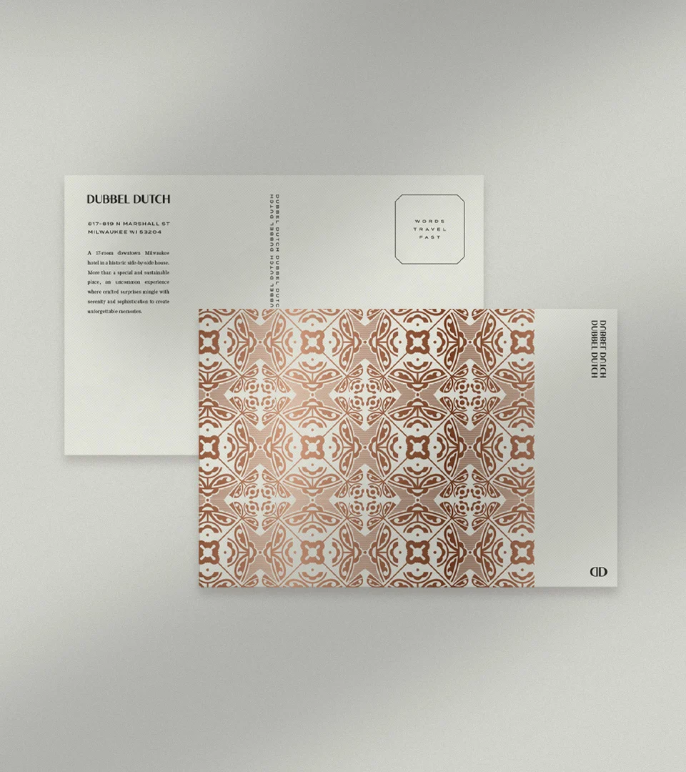 Dubbel Dutch Hotel – design work by Melody Rose